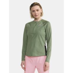 Craft PRO Trail Wind LS W 1913144 dámské triko - zelená (626000)