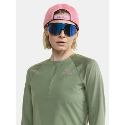 Craft PRO Trail Wind LS W 1913144 dámské triko - zelená (626000)