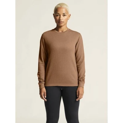 Craft Wool Waffle W 1916672 dámské triko - hnědá (251000)