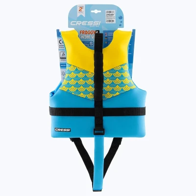 Cressi Dětská plavecká vesta FROGGY POUZE 3/6 let (18/25 kg) růžová/lila (VÝPRODEJ)