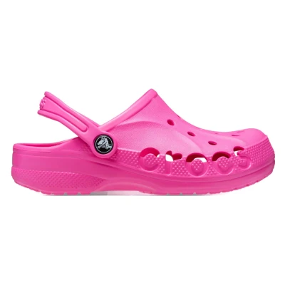 Crocs Baya Clog K electric pink dětské nazouváky