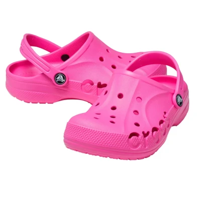 Crocs Baya Clog K electric pink dětské nazouváky