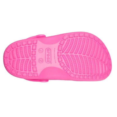 Crocs Baya Clog K electric pink dětské nazouváky