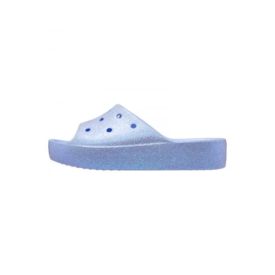 Crocs Classic Platform Glitter Slide W moon jelly dámské nazouváky