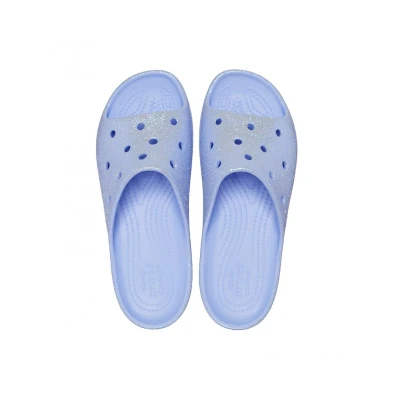 Crocs Classic Platform Glitter Slide W moon jelly dámské nazouváky