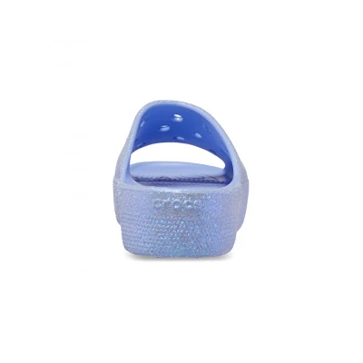 Crocs Classic Platform Glitter Slide W moon jelly dámské nazouváky