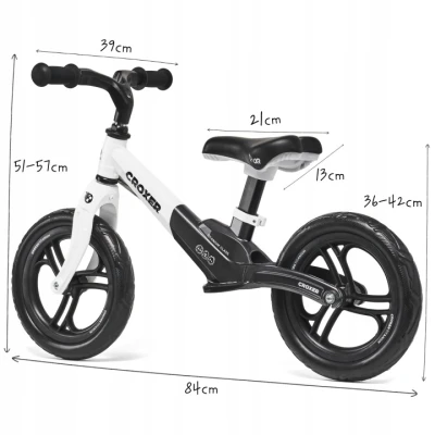 Croxer Titanium Pro Black/White odrážedlo