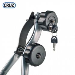 CRUZ Bike-Rack G, Double Knob System, uzamykatelný nosič kola na střechu