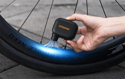 Cycplus AS100 POCKET SE AIRBANK – mini pumpička na kolo