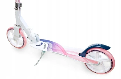 Raven Anabel 200mm navy/pink dětská koloběžka s ruční brzdou