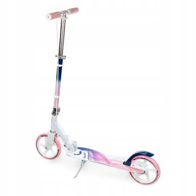 Raven Anabel 200mm navy/pink dětská koloběžka s ruční brzdou