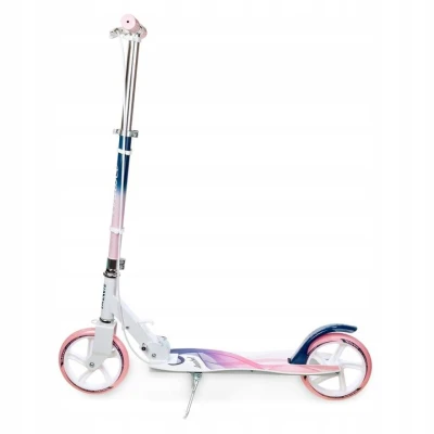 Raven Anabel 200mm navy/pink dětská koloběžka s ruční brzdou