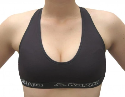 Kappa K2150 černá dámská sportovní podprsenka