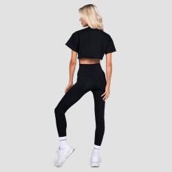 GymBeam Dámske cropped tričko Thrive Black