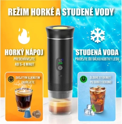 De Gusto Cestovní kávovar KF-JN-02Pro2.0