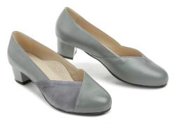 De plus 9818-K-4010 sivé dámske nadmerné lodičky šírka K