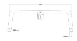 Deda Elementi Deda Alanera RS řídítka