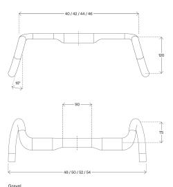 Deda Elementi Deda Superzero Gravel Alloy řídítka