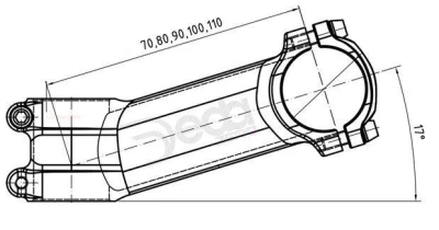 Deda Elementi Deda Zero 17° představec