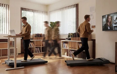 DeerRun Q2 Urban Plus černý elektrický běžecký pás