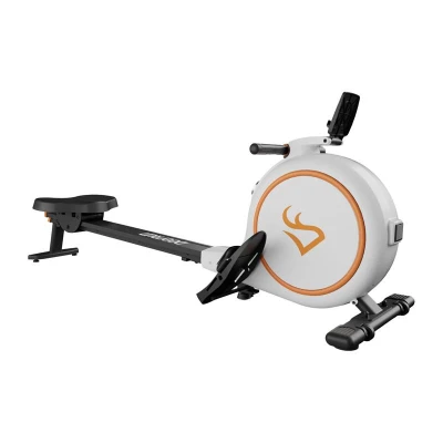 DeerRun RW600 bílý magnetický veslařský trenažér