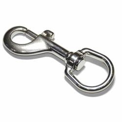 Karabína DS nerez otočná s veľkým okom 113 x 32 mm Karabína DS nerez otočná s veľkým okom 113 x 32 mm