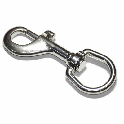 Karabina DS nerez otočná s velkým okem 113 x 32 mm Karabina DS nerez otočná s velkým okem 113 x 32 mm