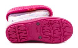 Demar 0048AL dětské růžové gumáky s jednorožcem