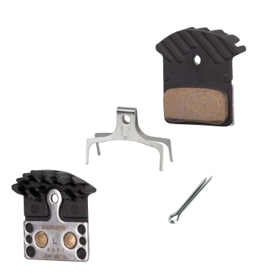 SHIMANO Destičky brzd SH J04C kovové, s pružinou+chladič SHIMANO Destičky brzd SH J04C kovové, s pružinou+chladič