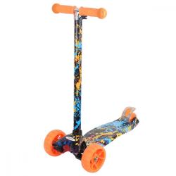 Enero Maxi Scooter Graffiti s LED svietiacimi kolieskami detská trojkolobežka Enero Maxi Scooter Graffiti s LED svietiacimi kolieskami detská trojkolobežka