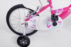 Casadei Baby Bunny Fuxia 14 dětské kolo + reflexní sada