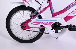 Casadei Lincy Fuxia 16 dětské kolo + blikačky zdarma
