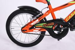 Casadei Stark Arancio 16 dětské kolo + reflexní sada