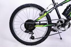 Casadei Stark Nero matte 20 odpružené dětské kolo + blikačky zdarma