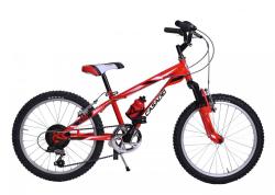 Casadei Stark Rosso 20 odpružené detské kolo + blikačky zadarmo