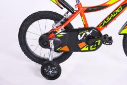 Casadei Vortex Arancio matte 14 dětské kolo + reflexní sada