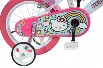 Dino 144R-HK2 Hello Kitty 14 dětské kolo + reflexní sada