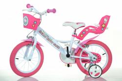 Dino 144R-HK2 Hello Kitty 14 dětské kolo + reflexní sada