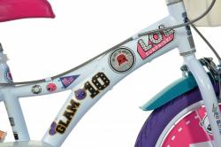 Dino 614G-LOL Suprise! 14 dětské kolo + reflexní sada