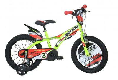 Dino 616-RP Raptor 16 neon yellow dětské kolo Dino 616-RP Raptor 16 neon yellow dětské kolo