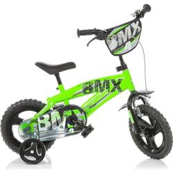 Dino BMX 125XL čierno-zelené 12 detské kolo Dino BMX 125XL čierno-zelené 12 detské kolo