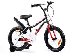 RoyalBaby Chipmunk MK čierna 16 detské kolo + blikačky zadarmo