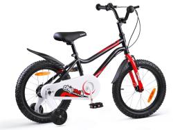 RoyalBaby Chipmunk MK černá 16 dětské kolo + blikačky zdarma