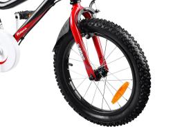 RoyalBaby Chipmunk MK černá 16 dětské kolo + blikačky zdarma