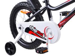 RoyalBaby Chipmunk MK černá 16 dětské kolo + blikačky zdarma