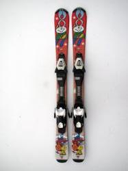 Snowli 100 cm dětské carvingové lyže s vázáním do 45 kg