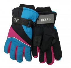 Dětské zimní rukavice Bella Accessori 9009-8 modrá Dětské zimní rukavice Bella Accessori 9009-8 modrá