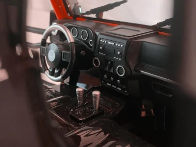 DF Models DF-04S PRO BL 1:10 brushless RC crawler s LED osvětlením, elektrickým navijákem, 2stupňovou převodovkou a uzávěrkami diferenciálů