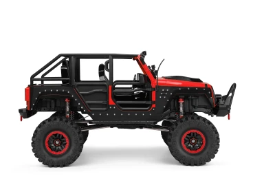 DF Models DF-04S PRO BL 1:10 brushless RC crawler s LED osvětlením, elektrickým navijákem, 2stupňovou převodovkou a uzávěrkami diferenciálů