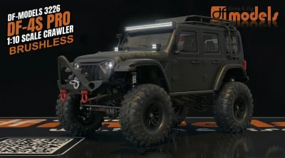DF Models DF-04S PRO BL oranžový crawler 1:10